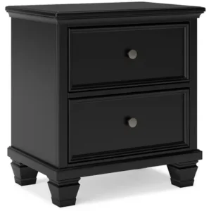 Lanolee Two drawer nightstand