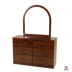 Essentials 6 Drawer Duchess with Mirror - Wood