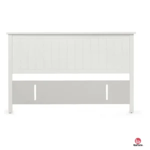 Essentials Groove Headboard Queen/King - White