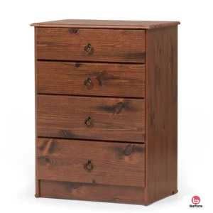 Essentials 4 Drawer Tallboy - Wood