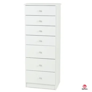 Essentials 7 Drawer Slimboy - White