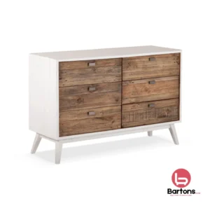 Commode Blanc et Bois