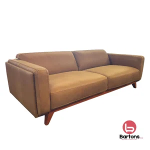 Corona Sofa – Dark Tan Semi-Aniline Leather