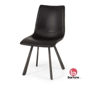 Rustic Chair – Vintage Black PU
